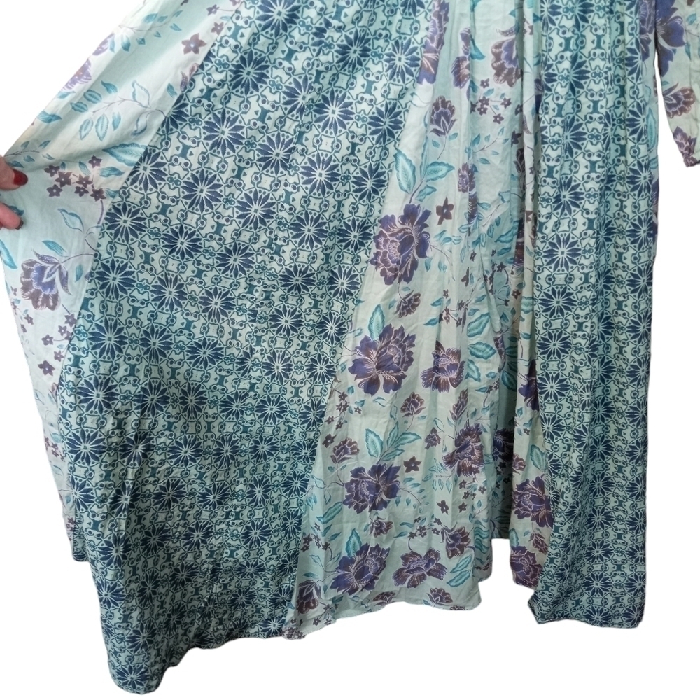 Free People A New Way Boho Floral Maxi Dress NWOT Size Small - Picture 9 of 15